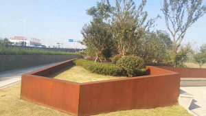 大同耐候钢挡土墙